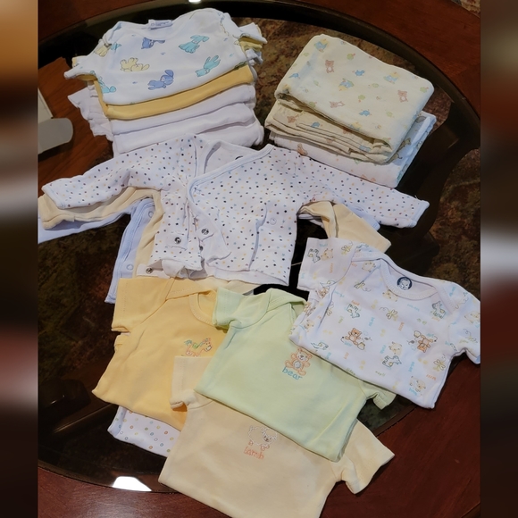 Infant onsie short sleeve. Long sleeve tshirts. Most unused. - Picture 1 of 3